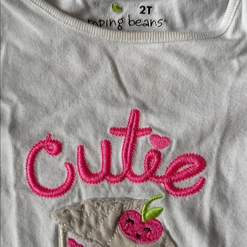 White 'Cutie Pie' Kids T-Shirt size 2t